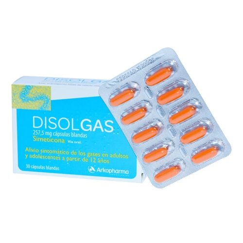 DISOLGAS 257,5 MG 32 CAPSULAS BLANDAS
