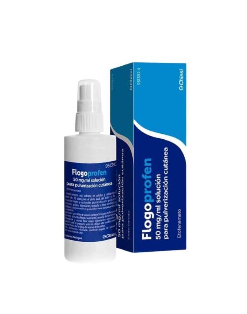 FLOGOPROFEN 50 MG/ML SOLUCION PARA PULVERIZACION CUTANEA 1 FRASCO 100 ML