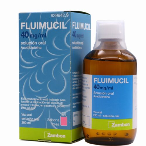 FLUIMUCIL 40 MG/ML SOLUCION ORAL 1 FRASCO 200 ML