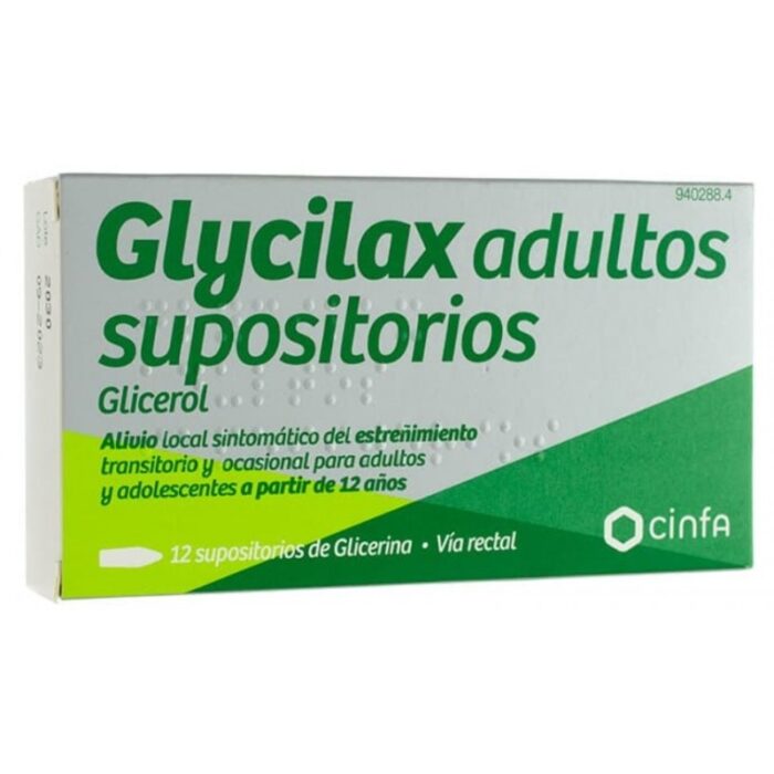 GLYCILAX ADULTOS 3,31 G 12 SUPOSITORIOS