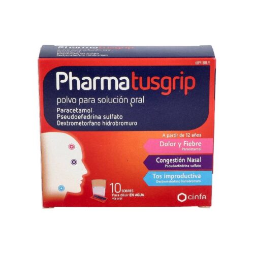 PHARMAGRIP TOS Y CONGESTION 10 SOBRES POLVO PARA SOLUCION ORAL