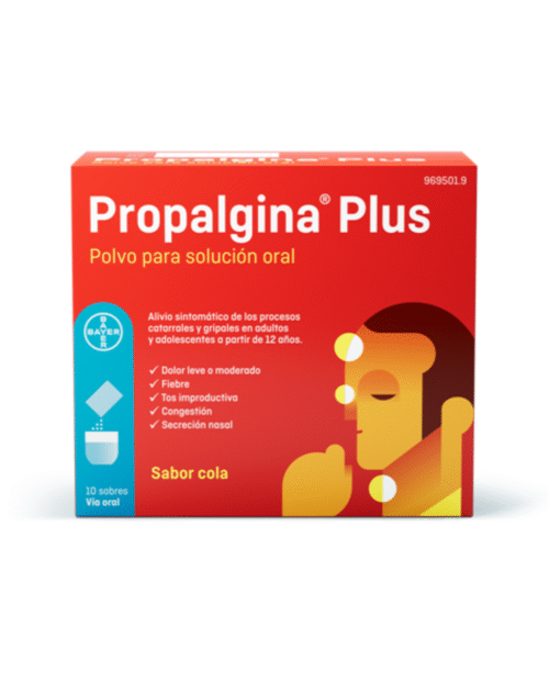 PROPALGINA PLUS 10 SOBRES POLVO PARA SOLUCION ORAL