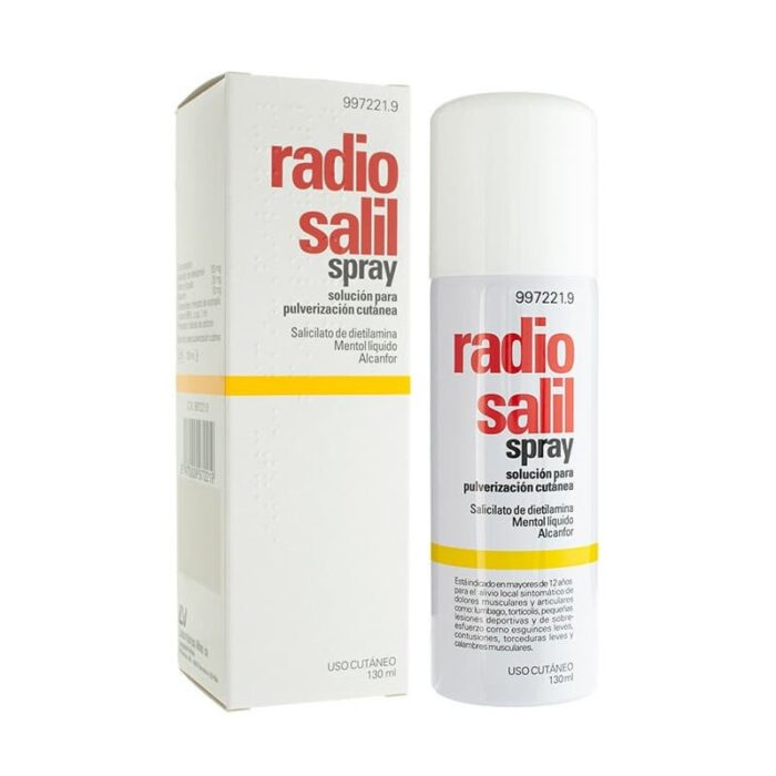 RADIO SALIL AEROSOL CUTANEO EN SOLUCION 1 ENVASE 130 ML