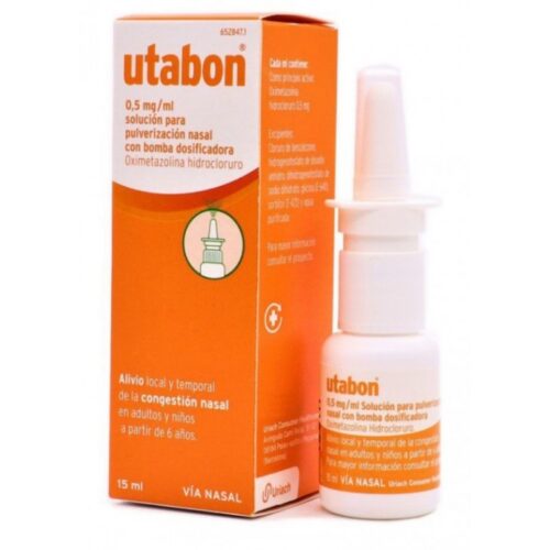 UTABON ADULTOS 0,5 MG/ML SOLUCION PARA PULVERIZACION NASAL 1 FRASCO 15 ML