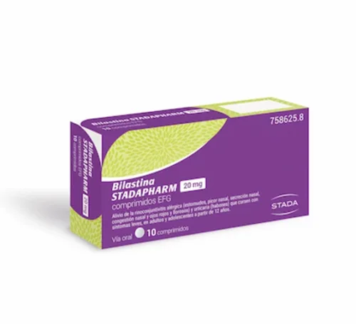 BILASTINA STADAPHARM EFG 20 MG 10 COMPRIMIDOS