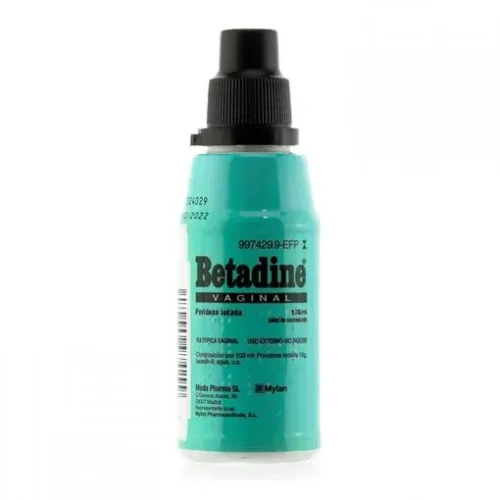 BETADINE VAGINAL 100 MG/ML SOLUCION VAGINAL 1 FRASCO 125 ML