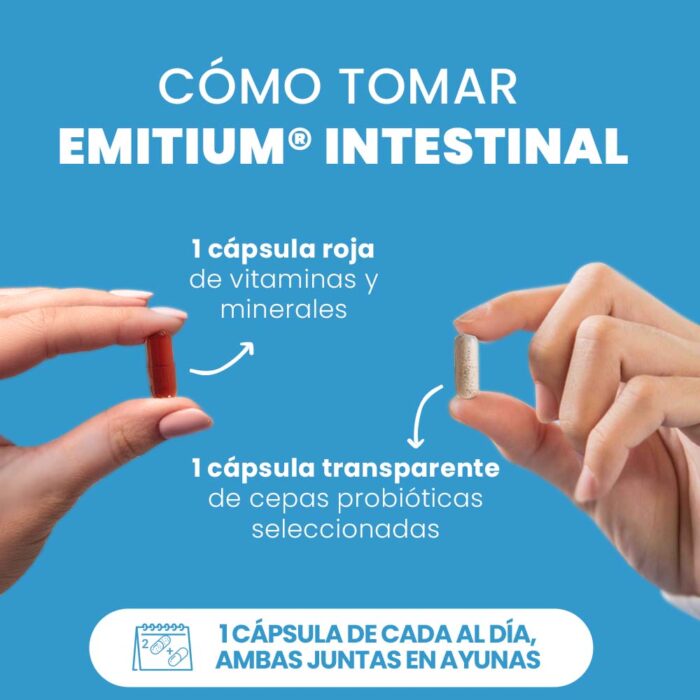 EMITIUM INTESTINAL  40 CAPSULAS - Imagen 2