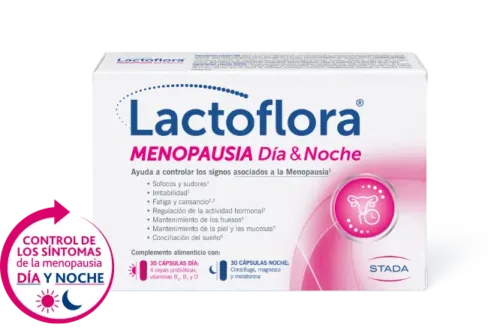 LACTOFLORA MENOPAUSIA DIA & NOCHE  30 CAPSULAS DIA + 30 CAPSULAS NOCHE