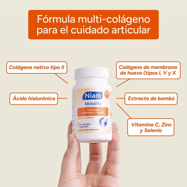 MOBILITY NIAM 60 CAPSULAS VEGETALES - Imagen 2