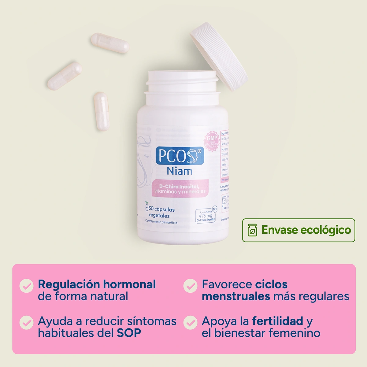 PCOS 30 CAPSULAS - Imagen 2